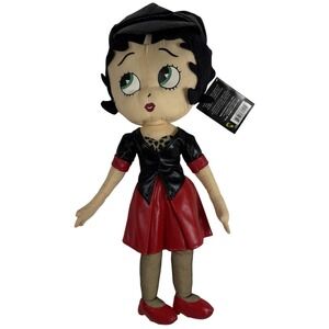 Betty Boop Plush Rare 16" Doll Red Skirt By Kellytoy Rare Betty Boop Collect